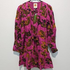 Farm Rio Wild Leopard Mini Dress